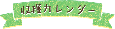 収穫カレンダー